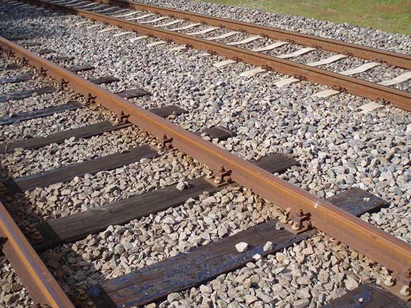 Main parts of a railroad track  Rails, Sleeper, Railroad Switch